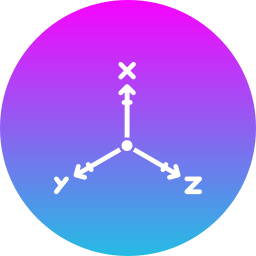 Coordinate axes icon