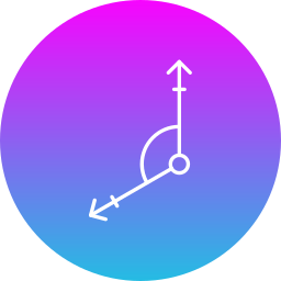 Reflex angle icon