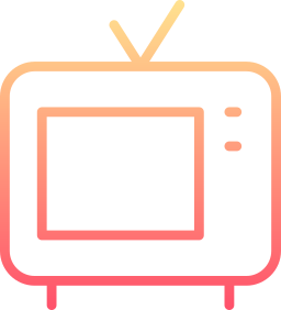 Television advertisement icon