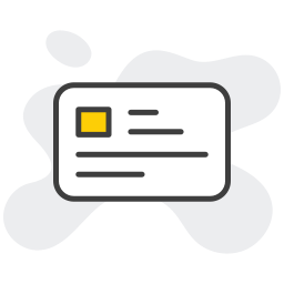 Business card icon