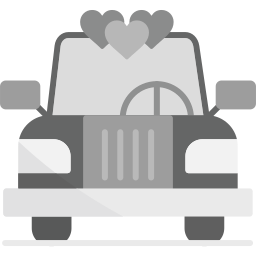 Wedding car icon