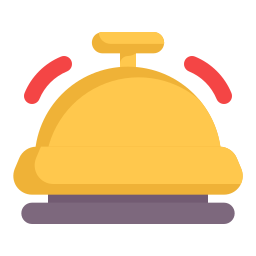 Desk bell icon