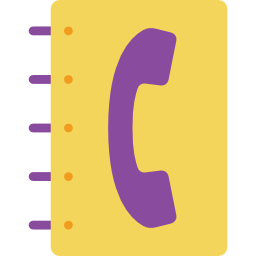 Telephone book icon