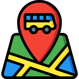 Bus stop icon