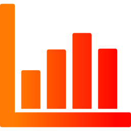 gráfico de barras Ícone