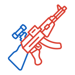 Assault rifle icon