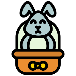 Easter bunny icon