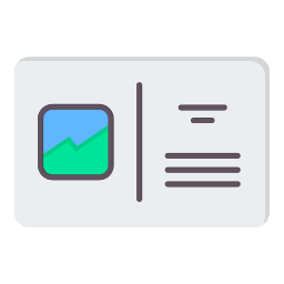 Business card icon