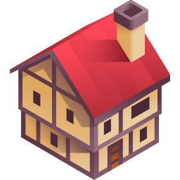 Medieval house icon