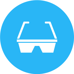 Safety glasses icon