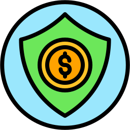 dinero seguro icono