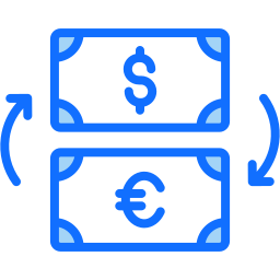 Money exchange icon