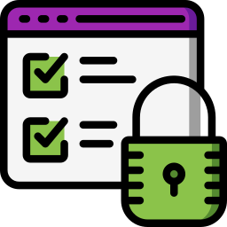 Secure data icon