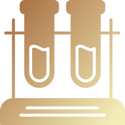 des tubes à essai Icône