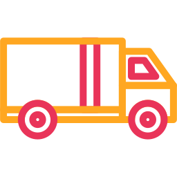 Cargo truck icon