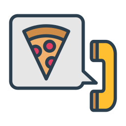 Pizza delivery icon