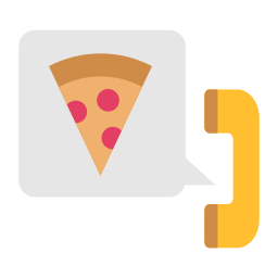 pizza bezorging icoon