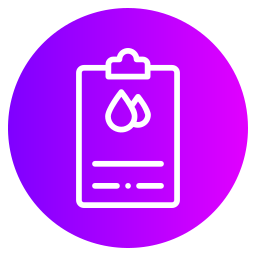 Blood analysis icon