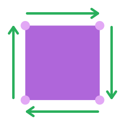 cuadrado icono