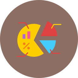 diagramme circulaire Icône