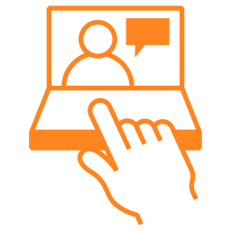 Online learning icon