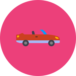 samochód kabriolet ikona
