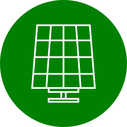 panel solar icono