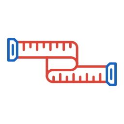 Measuring tape icon