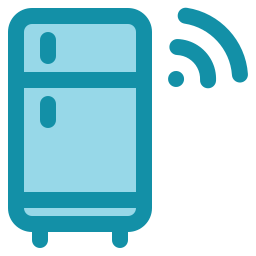 Smart refrigerator icon