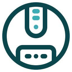 Robot vacuum cleaner icon