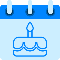 pastel de cumpleaños icono