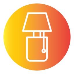 Table lamp icon