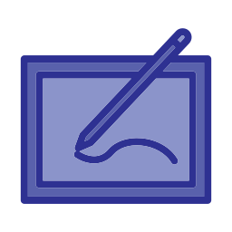 Graphic tablet icon