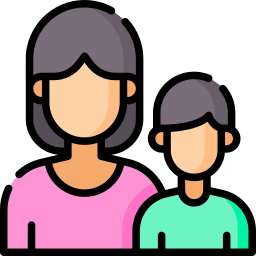 Мать и сын иконка