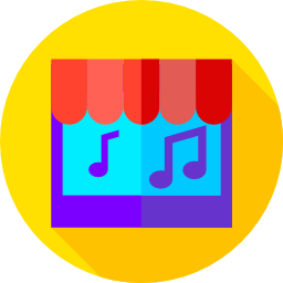 Music shop icon