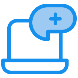Online medical service icon