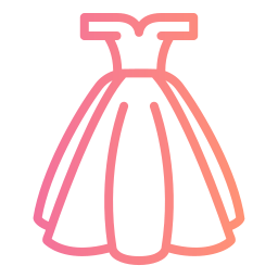 Wedding dress icon