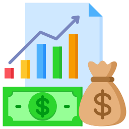 demonstrativo financeiro Ícone