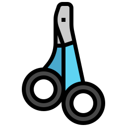 Nail clippers icon