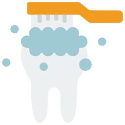 escovando os dentes Ícone