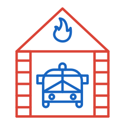 remiza strażacka ikona