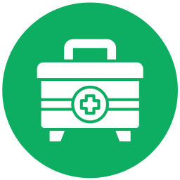 Medical box icon