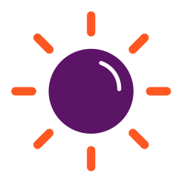 Sun icon