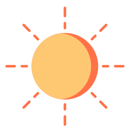 soleil Icône