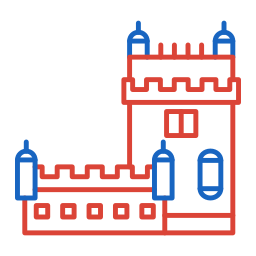 Belem tower icon