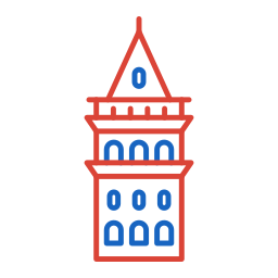 torre de gálata icono