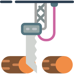 hout snijden icoon
