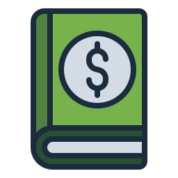 Finance book icon