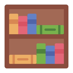 Book shelf icon