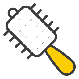 Hair brush icon